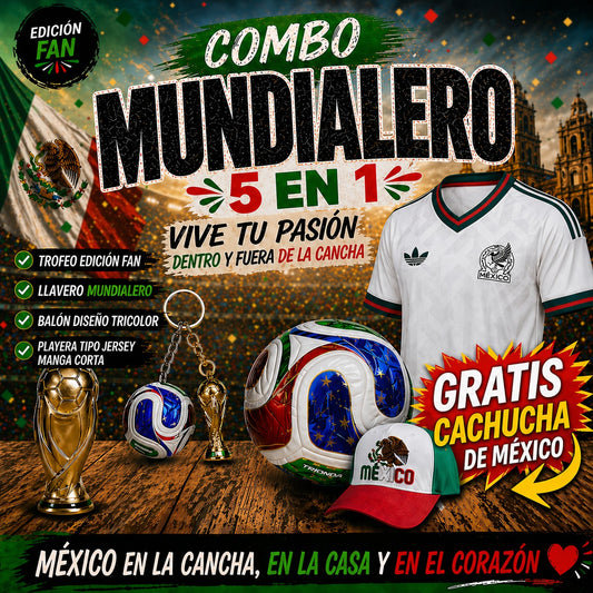 Combo Mundialero 5 en 1