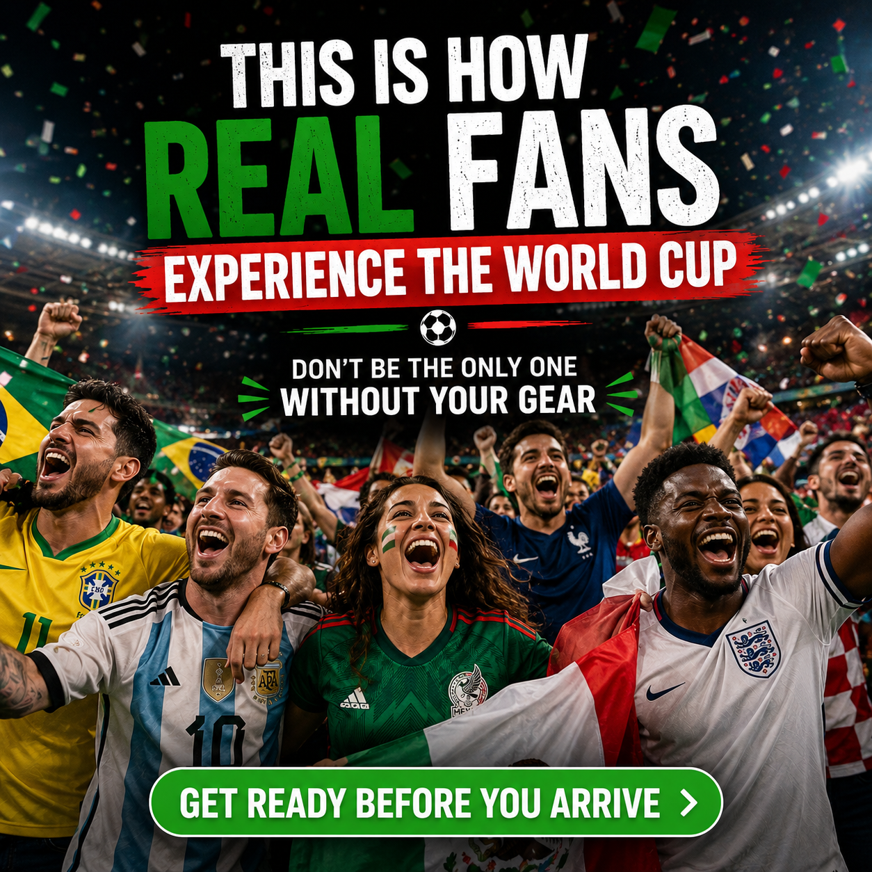 World Cup Fan Kit Mexico 2026 | Delivered to Your Hotel 🇲🇽⚽