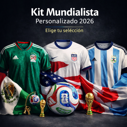 Kit Mundialista 2026 ⚽ Elige tu seleccion y recibelo en casa.